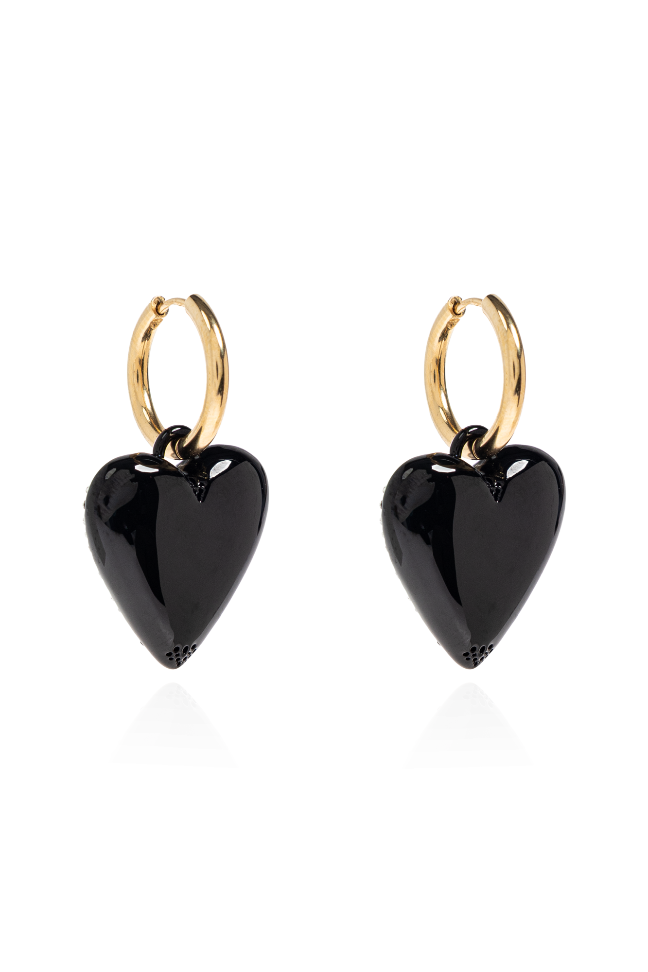 【関税＆送料込み】Dolce & Gabbana Heart Earrings With Dg L Dolce and Gabbana Clip-on drop earrings with decorative